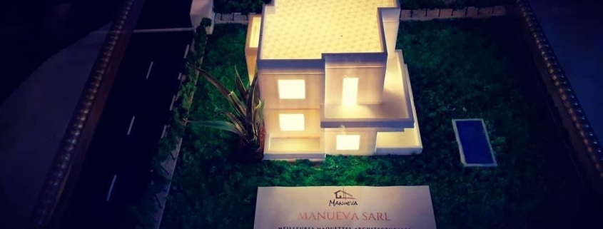 La Maquette 3D physique de promotion immobilière au Maroc